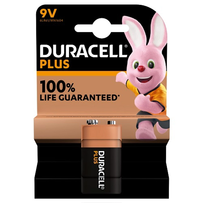 Vendita online Batteria Duracell Plus 9 V